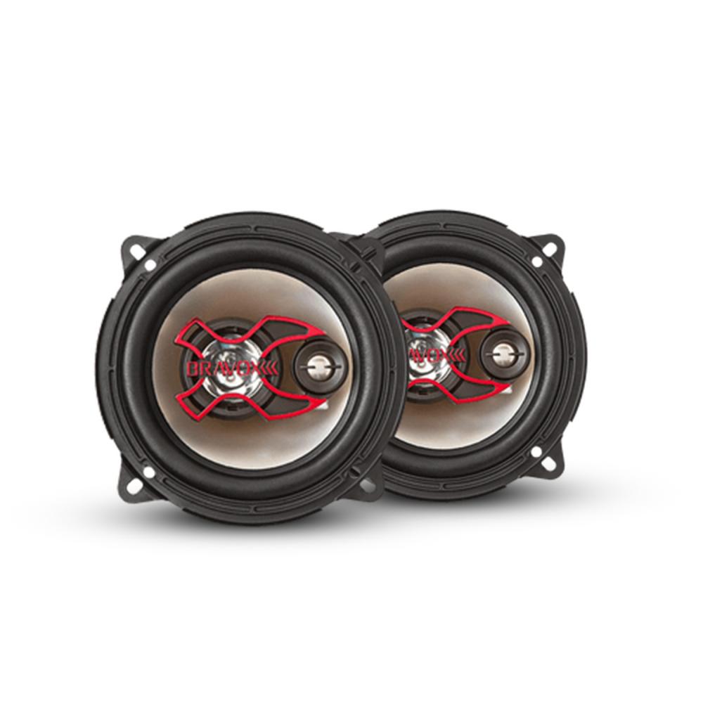 Par de Alto Falantes 6"" Bravox Triaxial B3X60 - 80 Watts RMS